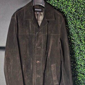 Banana Republic Suede - Genuine Leather Jacket - Brown